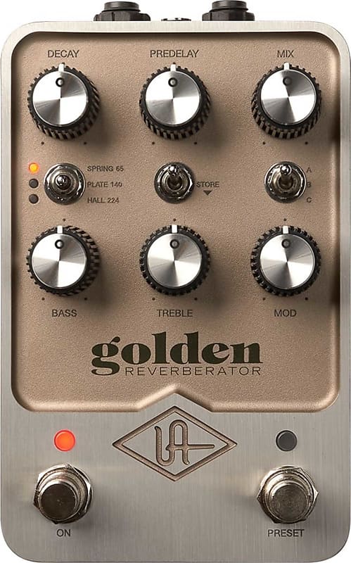 Universal Audio Golden Reverberator Pedal with Bluetooth image 1