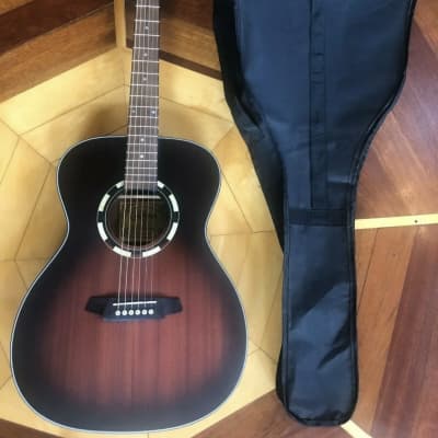 NEW - UNPLAYED - CARLO ROBELLI G640 GRAND CONCERT ACOUSTIC GUITAR w/ FREE GIG BAG CASE image 1