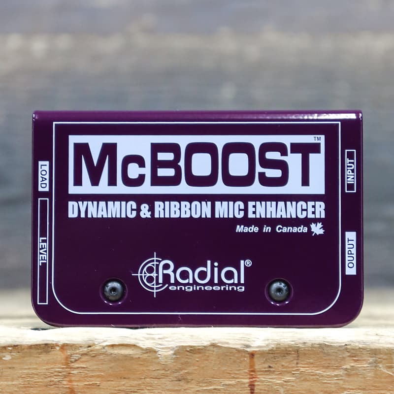 Radial Engineering McBoost Dynamic & Ribbon Microphone Enhancer Signal  Booster