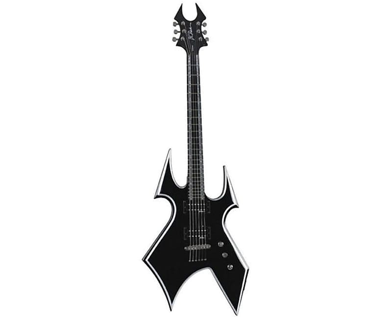B.C. RICH TRACE WARBEAST BCリッチ ウォービースト　黒 DISC BC Rich Trace Warbeast Bass Guitar, Onyx at Gear4music