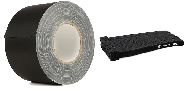 Hosa GFT-459BK Black Gaffer Tape - 4 x 60 Yards