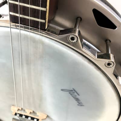Framus tenor banjo, late Dixi model, vintage 1965 - brown/silver image 5