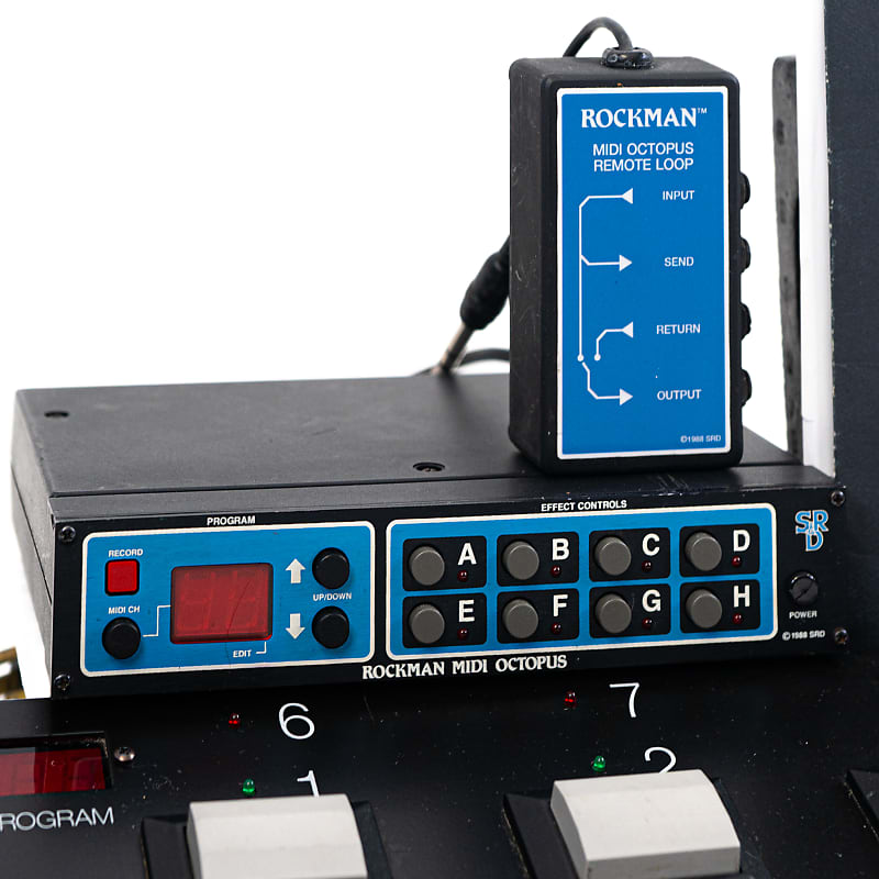 Rockman MIDI Octopus Complete with MIDI Pedal and Remote