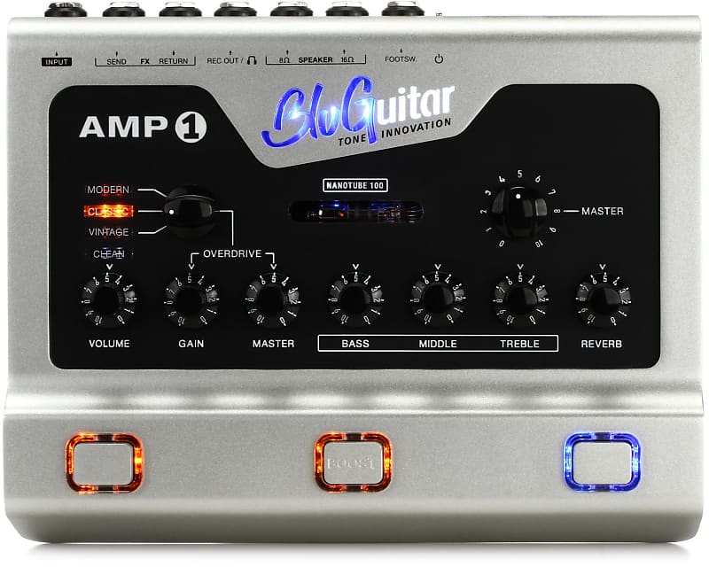BluGuitar Amp1 Mercury Edition 100-watt Pedalboard Amp with Nanotube image 1