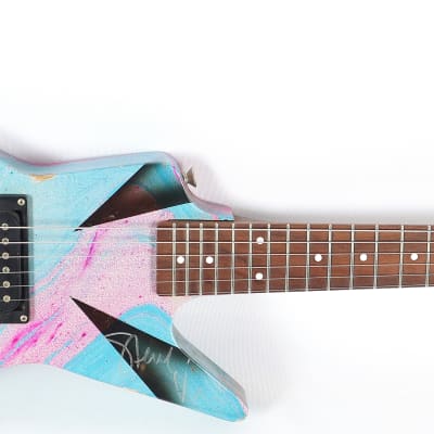 JEM Steve Vai Owned Despagni Wyld Styles MC Mini Swirl Dipped | Reverb