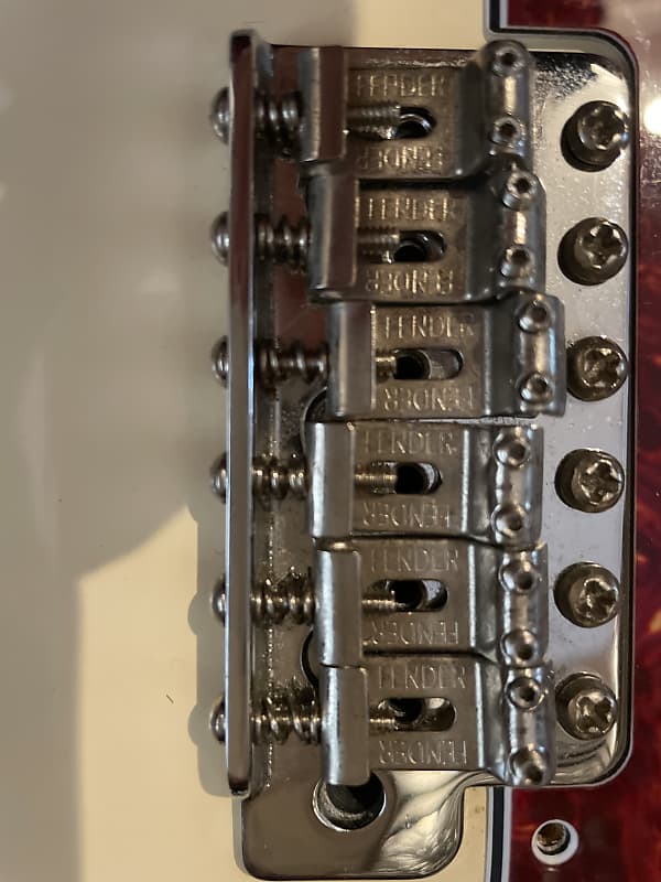 Fender Standard Stratocaster 6-Saddle Tremelo Bridge Assembly image 1