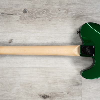 ESP USA TE-II FR Guitar, EMG 81-X / 85-X Pickups, Candy Apple Green Metallic image 7