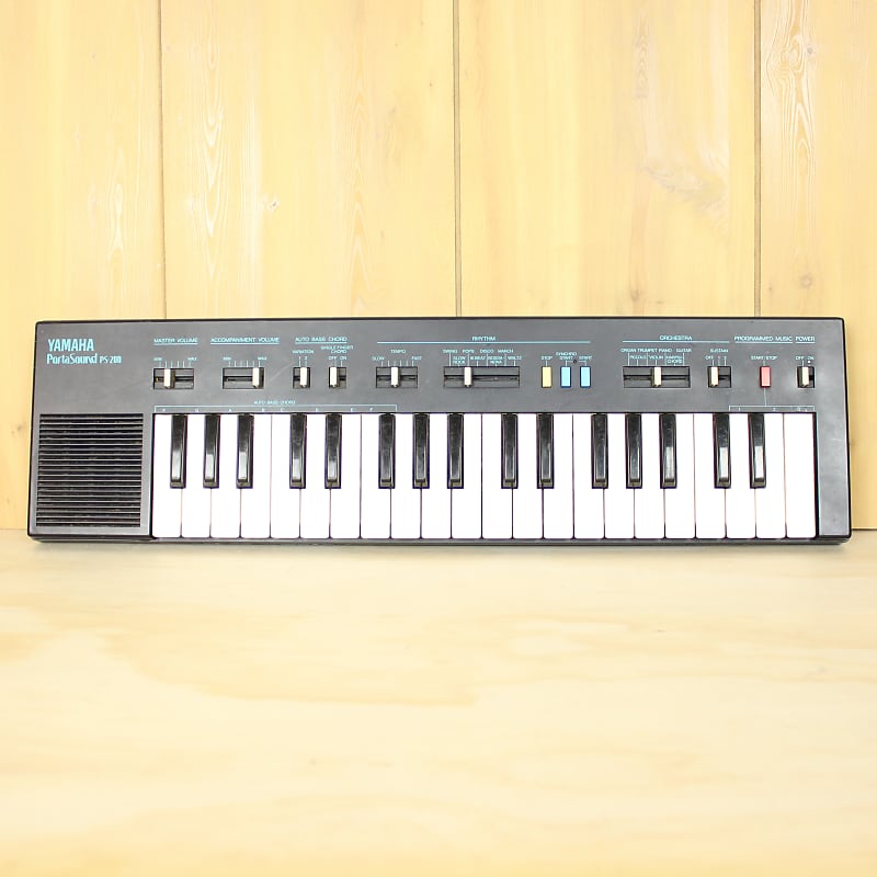Yamaha Portasound PS200 1980s Navy Blue | Reverb