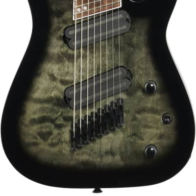 Jackson X Soloist Arch SLATX8Q Electric Guitar, Transparent Black, 8 String image 2