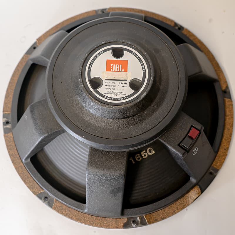 JBL 2241H - 18 Woofer Speaker / 8 Ohms #109495 | Reverb