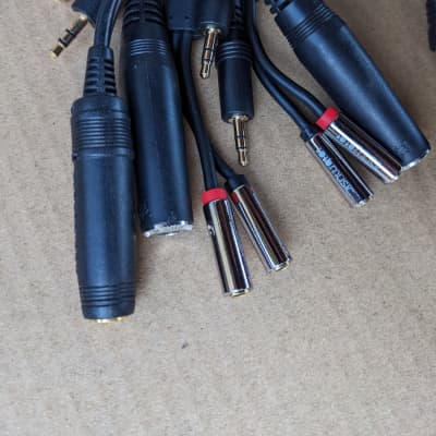 Bundle of 12 TS/TRS/RCA Adapters, Converters, Splitters, Stereo, Eurorack, Modular, Line-Level - Multiple Types image 13
