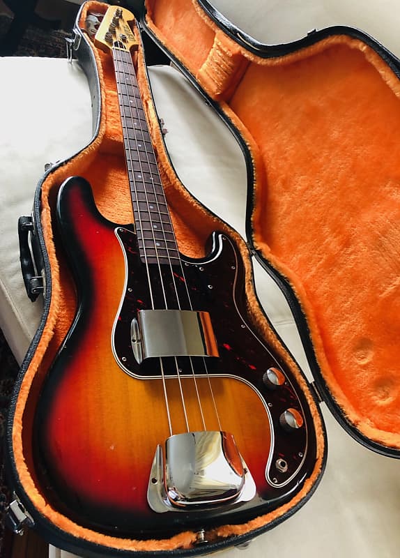 Univox Precisely Bass 1971 Sunburst Reverb