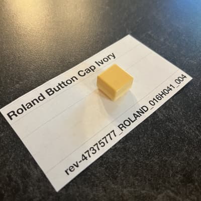ORIGINAL Roland Ivory Button Cap (016H041) for Juno-60, JSQ-60, MSQ-100, EP-6060, EP-11, etc