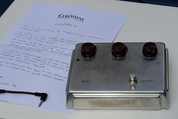 Ceriatone Centura Professional Overdrive guts in a 1:1 Klon Ceriatone Centura Professional Overdrive guts in a 1:1 Klon