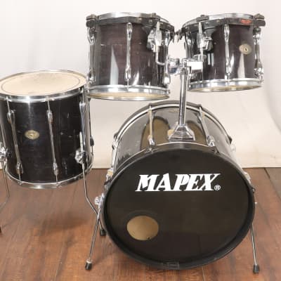 Tama RockStar 4pc Drum Kit Set 22/16/13/12" Grey Lacquer image 1