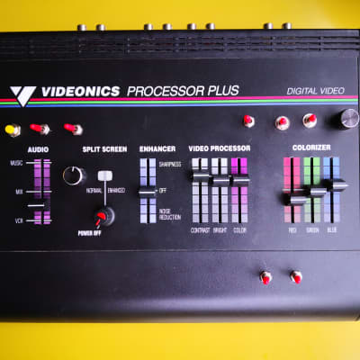 Circuit Bent Videonics Processor Plus Digital Video Effects Audio Reactive  | Reverb