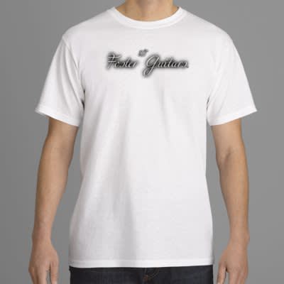 wt. Foster Guitars signature T-Shirt 2017 white "Size Large" image 1