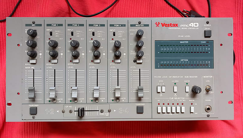 Vestax PMC-40 ビンテージミキサー - speedlb.com