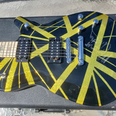 GMP Roxie USA EVH Tribute Van Halen Bumblebee sparkle, Gibson strings for sale