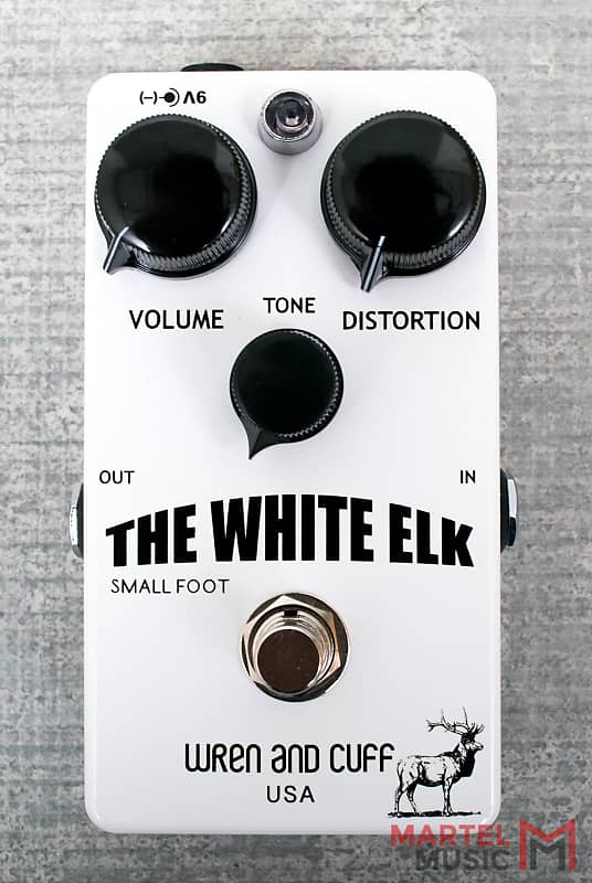 Wren and Cuff White Elk Small Foot Fuzz | Reverb