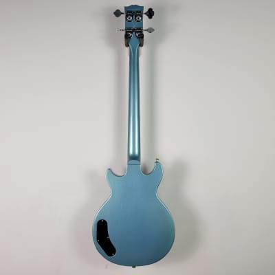 2011 Gibson Les Paul Junior DC Bass - Pelham Blue Modified image 6