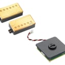 Fishman Fluence Classic Humbucker Set of 2 - Gold + Rechargeable Battery Pack