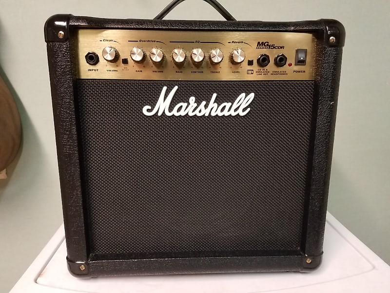 Marshall MG15 CDR 2004 Black/Gold Guitar Amp Combo Made In Korea