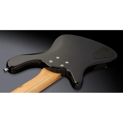 Warwick Rockbass Streamer LX 5-String Bass Guitar, Solid Black High Polish image 4