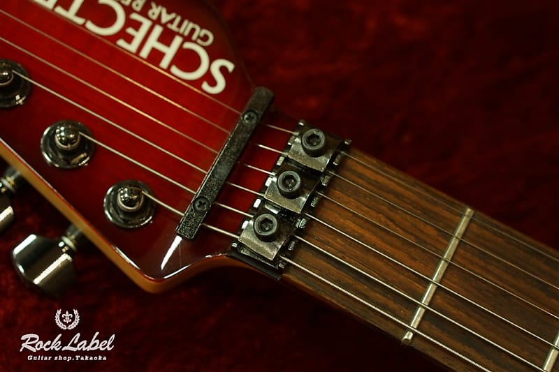 MIJ Schecter NV-4-24-FM/AS-LTD See Thru Red Sunburst w/ free