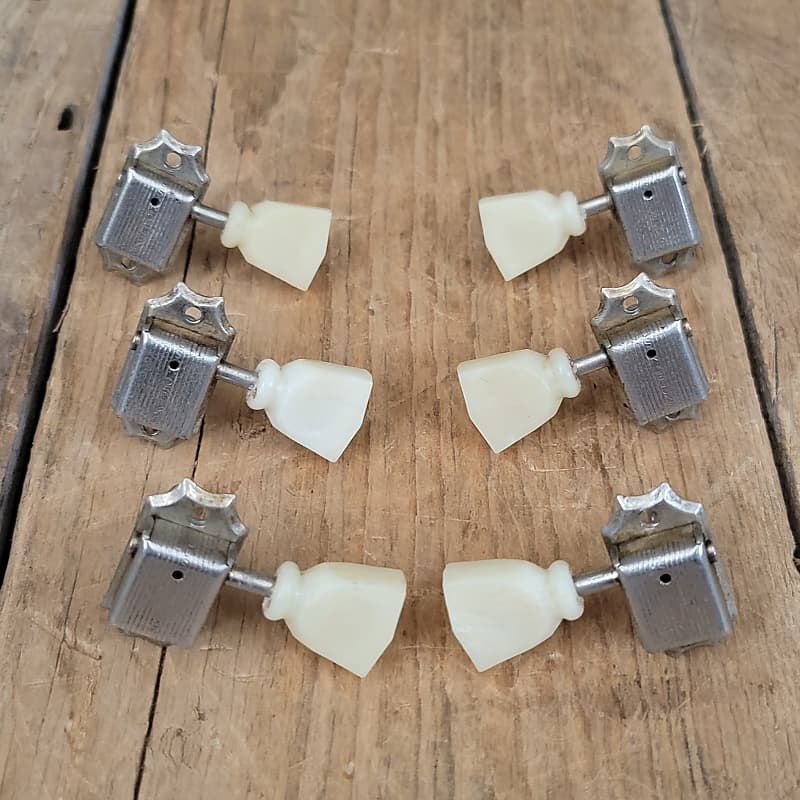 Kluson/ Deluxe Single Line Single Ring Tuners Les Paul Burst Reverb