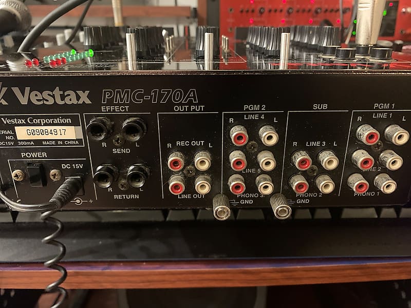Vestax PMC 170A Black DJ mixer | Reverb