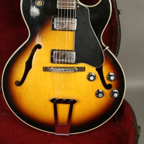 1976 Gibson ES-175 ES175 Vintage Archtop Electric Guitar Original Sunburst USA image 3