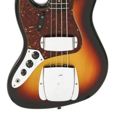 Fender Custom Shop 1964 Jazz Bass Journeyman Relic 3 Tone Sunburst Lefty image 4