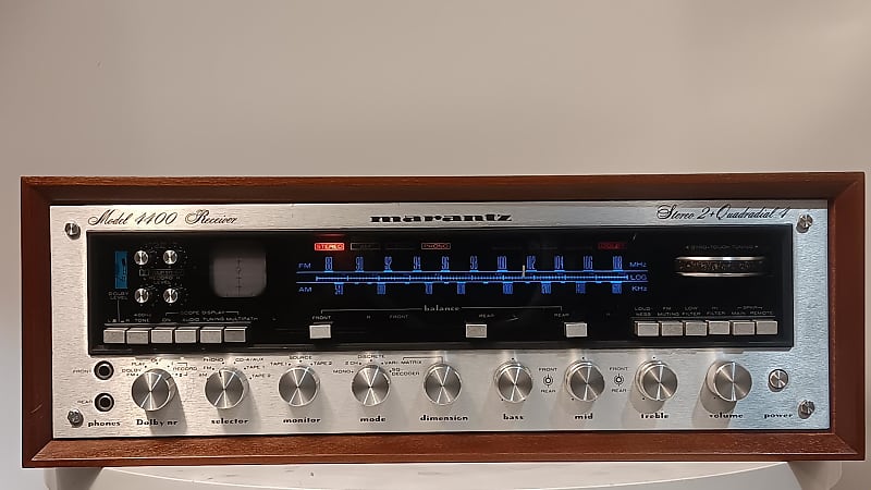 EXCELLENT MARANTZ 4400 RECEIVER – 1-YEAR WRT – VINTAGE QUAD FLAGSHIP  			