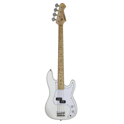 Aria Pro II Electric Bass Guitar White for sale