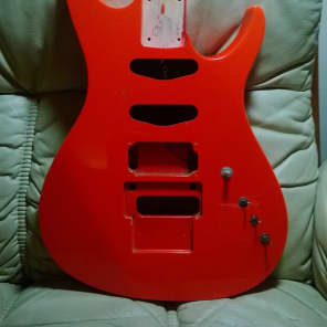 1988 Ibanez 540P FA (Five Alarm Red) PROJECT GUITAR (Body and Neck) JS Satriani image 5