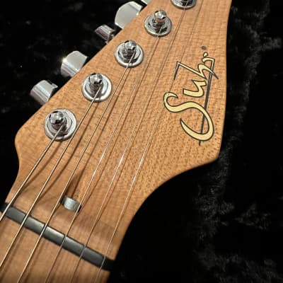 Suhr Classic 'T', Chambered Swamp Ash w/ Cat Eye in Trans Red & Signed by John Suhr image 7