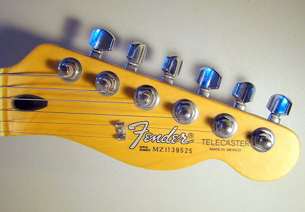 Fender Standard Mexican Telecaster 2001 Black Maple MIM Tele