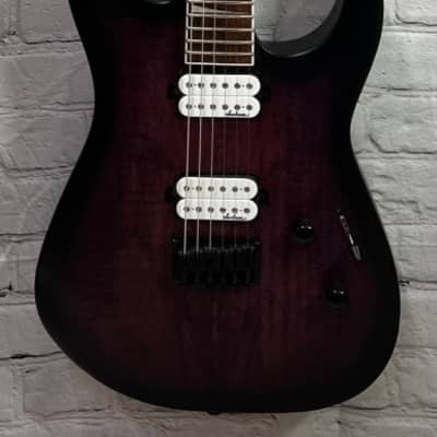 Jackson X Series Soloist SLX HT Spalted Maple Transparent Purple Burst Guitar image 1