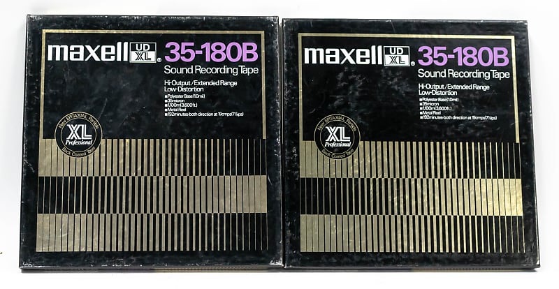 Maxell UD XL 35-180B Sound Recording Reel Tape 1/4 x 3600 with