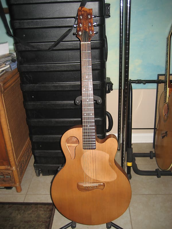 Tacoma C1C Chief Acoustic/Electric~1997~Satin Natural~USA~Early  Model~w/Road Runner Bag~VIDEO~Repaired Headstock