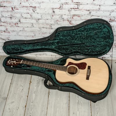 Guild - OM140CE - Single Cut Acoustic/Electric Guitar, Natural - w/ Case - x1093 - USED image 12