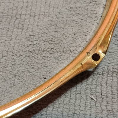 Gold plated Pearl super hoops and tuning screws image 4