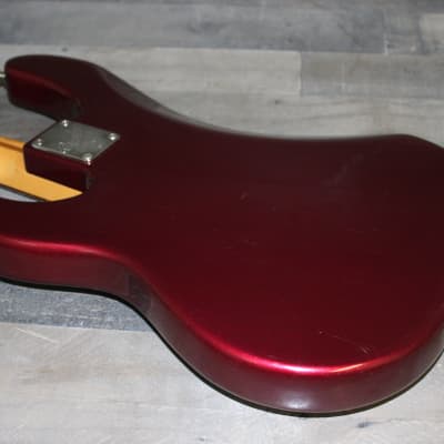 Fender American Precision Plus Bass 1990 Candy Apple Red with case! image 10