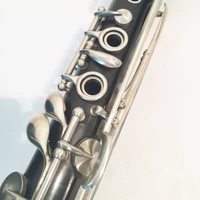 Pourcelle Bb Albert Clarinet High Pitch A454 Restored with Case-Wood Mouthpiece image 8