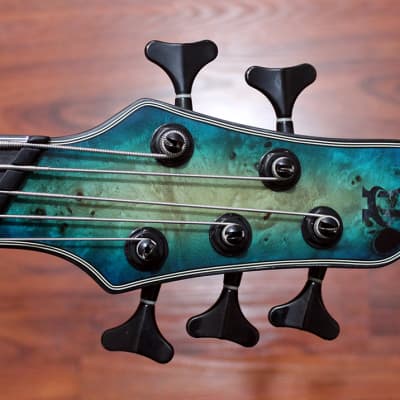 Halo OCTAVIA 5-string Multi-Scale (Fanned Fret) Bass Guitar, Nordstrand Pickups image 5