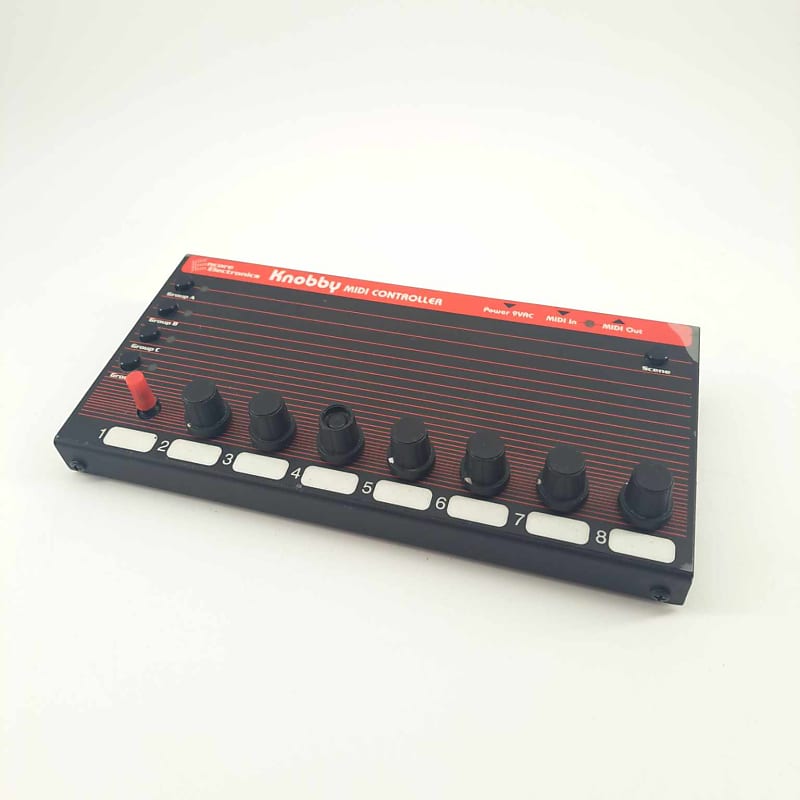 Encore Electronics Knobby Midi Controller Black/Red Reverb