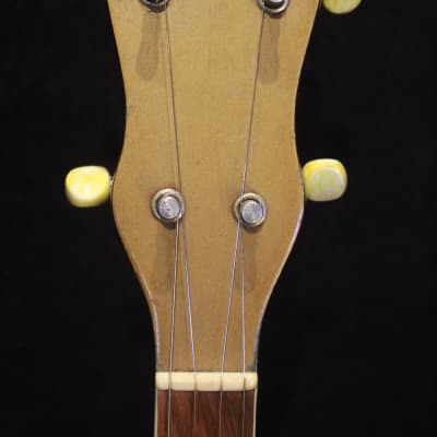 Kay 5-string Resonator Banjo Rare Gold Finish With Custom Hard Shell Case image 4