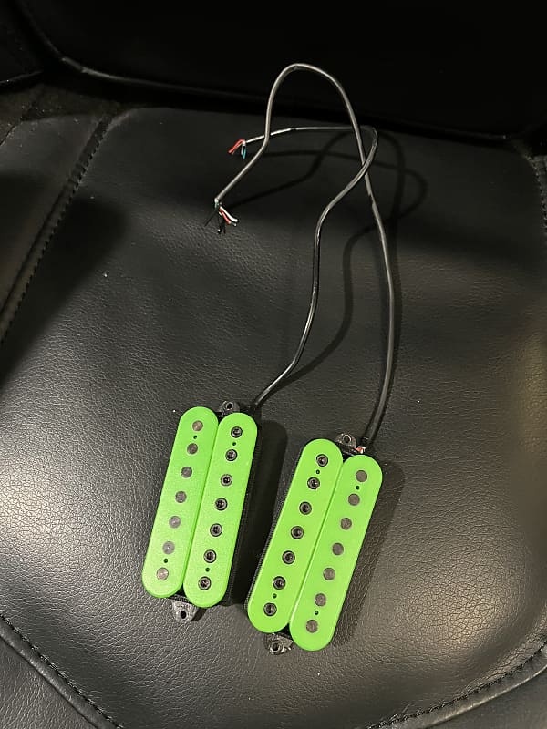 Kiesel Lithium 7 String Pickup Set - Kiesel Racing Green