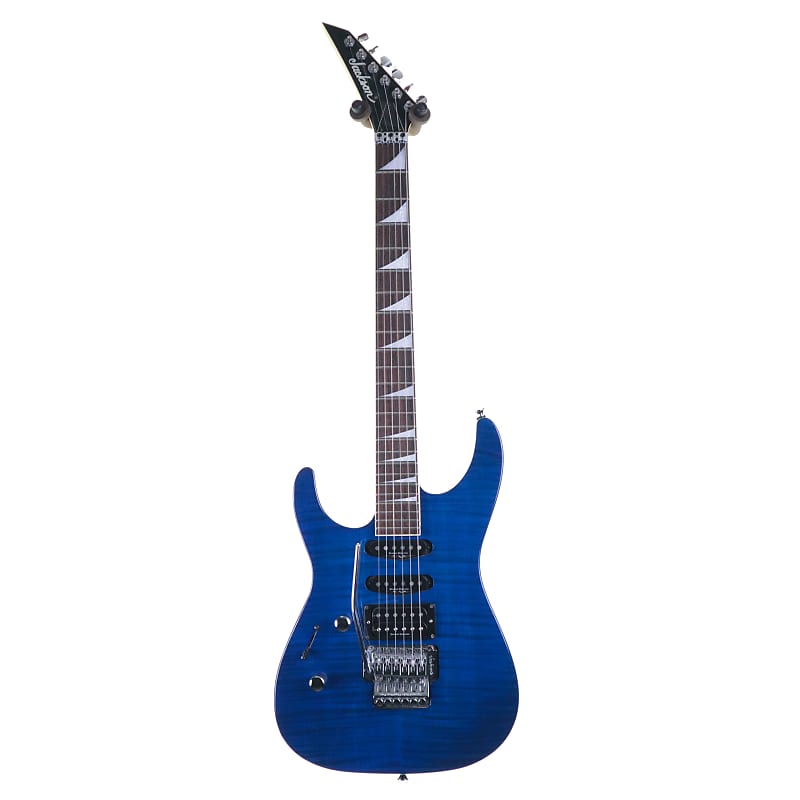 Jackson Made in Japan Left Handed Dinky Floyd Rose, Blue